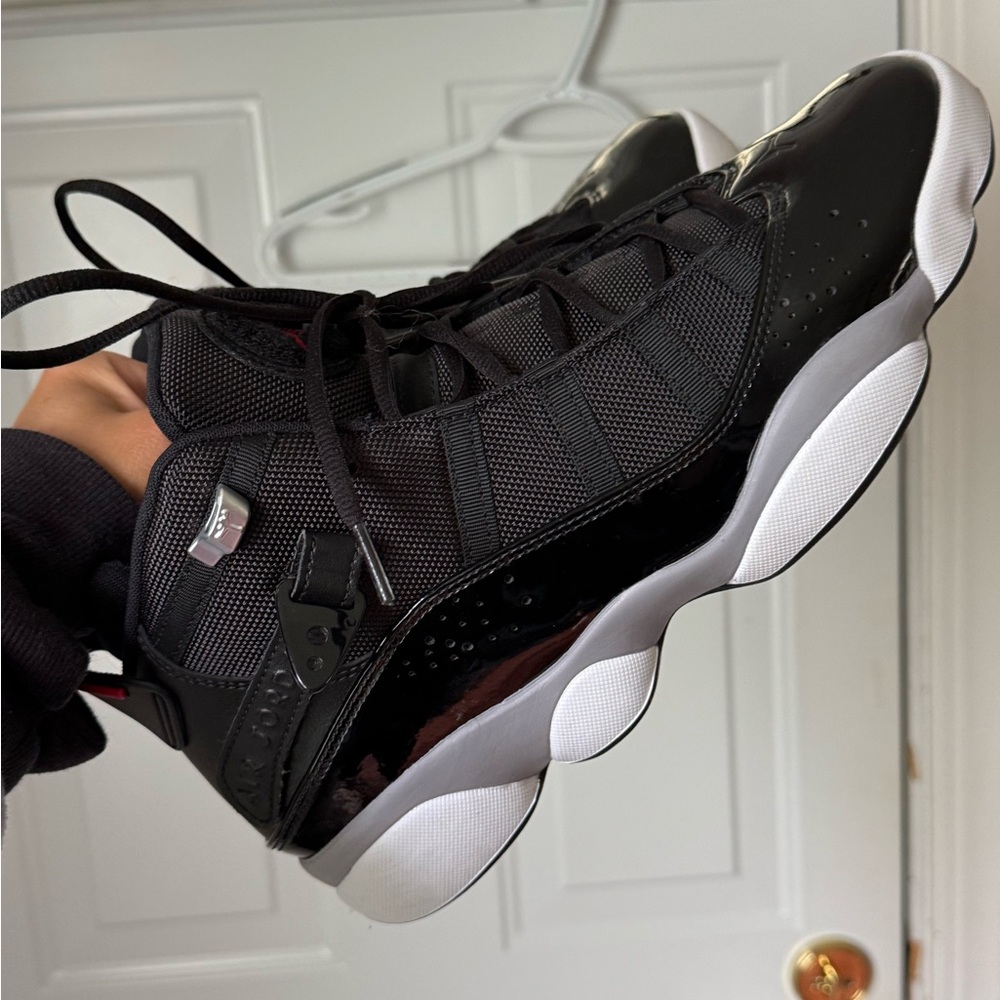 Jordan Black and White Sneakers